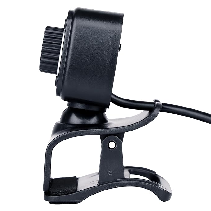 Zebronics Zeb-Crystal Clear Web Camera, 0.3 MP with USB with 3P Lens,Built-in Microphone,Auto White Balance,Night Vision and Manual Switch for LED