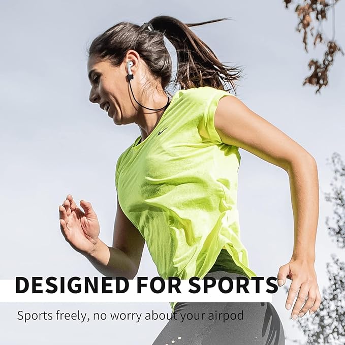 Sounce Anti-Lost Magnetic String Silicone Cable Strap for Apple Airpods 3rd Gen, Airpods 1 & 2, Airpods Pro Soft Neck Rope Cord