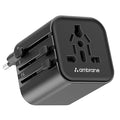 Ambrane Universal Travel Socket, International All in One Worldwide Travel Adapter Socket with 2500W High Power Output with 9 Hole Universal Socket, Compatible in 150+ Countries