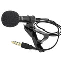3.5mm Lapel Microphone for Video Recording | Collar Mic | Small Mic for Phone | Wired Mini Mike for Phone | Microphone for Recording