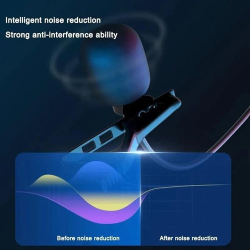 3.5mm Lapel Microphone for Video Recording | Collar Mic | Small Mic for Phone | Wired Mini Mike for Phone | Microphone for Recording