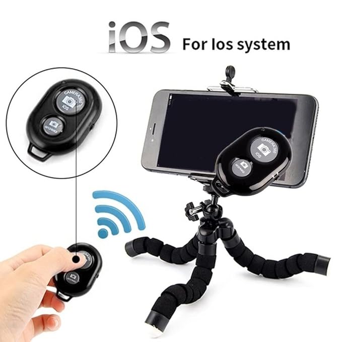 Sounce Shutter Remote Control with Bluetooth Wireless Technology - Create Amazing Photos and Videos Hands-Free - Works with Most Smartphones and Tablets (iOS and Android)